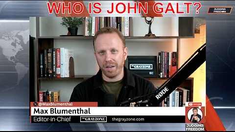 JUDGING FREEDOM W/ MAX BLUMENTHAL CALLING OUT THE FAKE JEWS AND THE GENOCIDE
