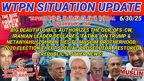 WTPN ~ Judy Byington ~ Situation Update ~ 6-30-25 ~ Trump Return ~ Restored Republic via a GCR
