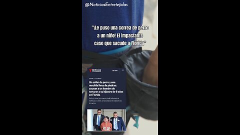 "¡Le puso una correa de perro a un niño! El impactante caso que sacude a Florida"