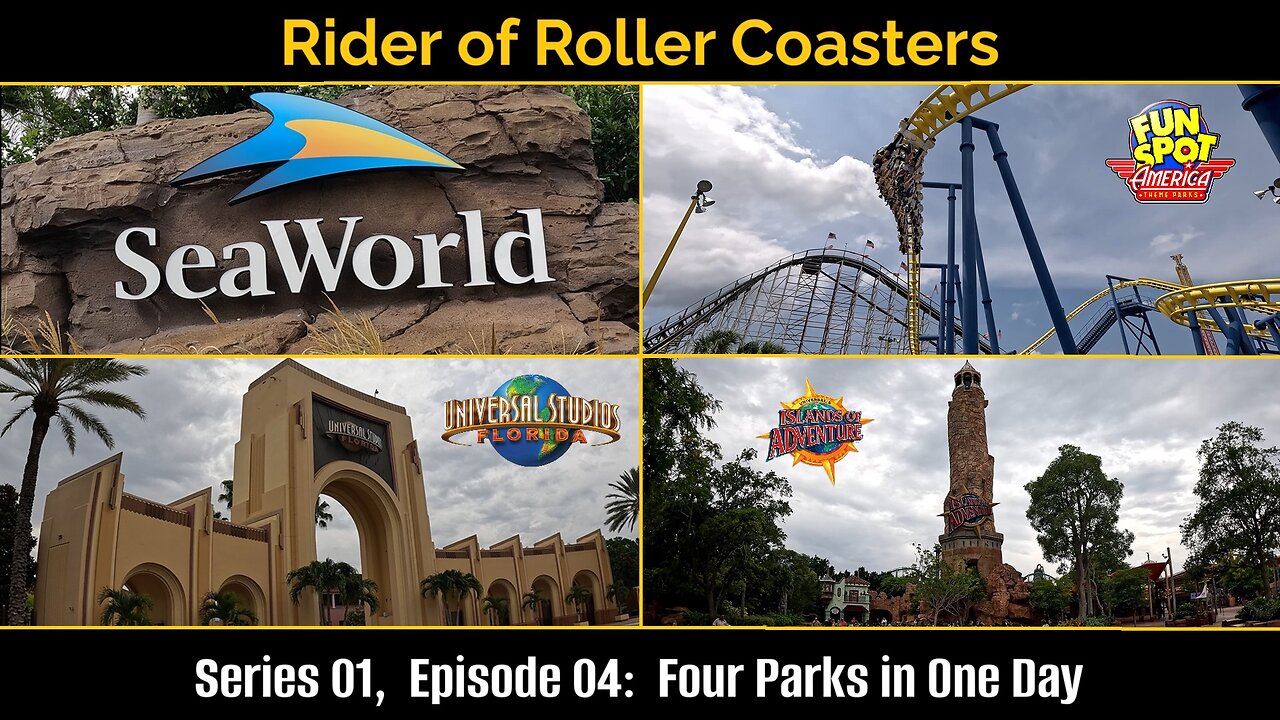 Rider of Roller Coasters S01E04: Four Parks in One Day