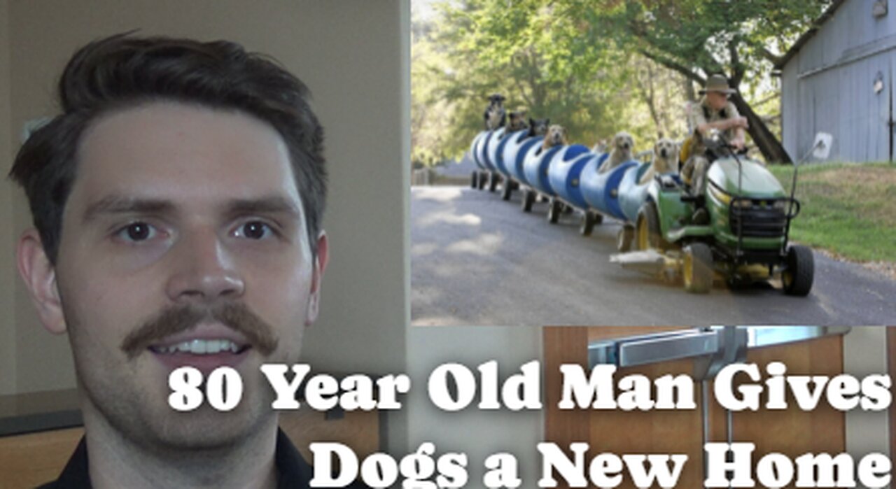 80 Year Old Man Gives Dogs A New Home