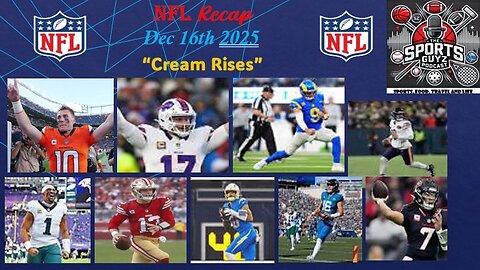 "Cream Rises" - NFL Recap - Dec 16th 2025 | Episode 96