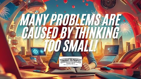 Many Problems Are Caused By Thinking Too Small! 