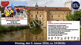 💥📢Live von der ersten Montagsdemo in Amberg im neuen Jahr💥