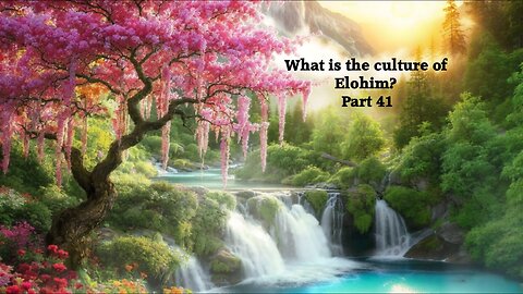 What is the culture of Elohim? Part 41