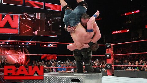 FULL MATCH - John Cena vs Braun Strowman Raw, September 11, 2017