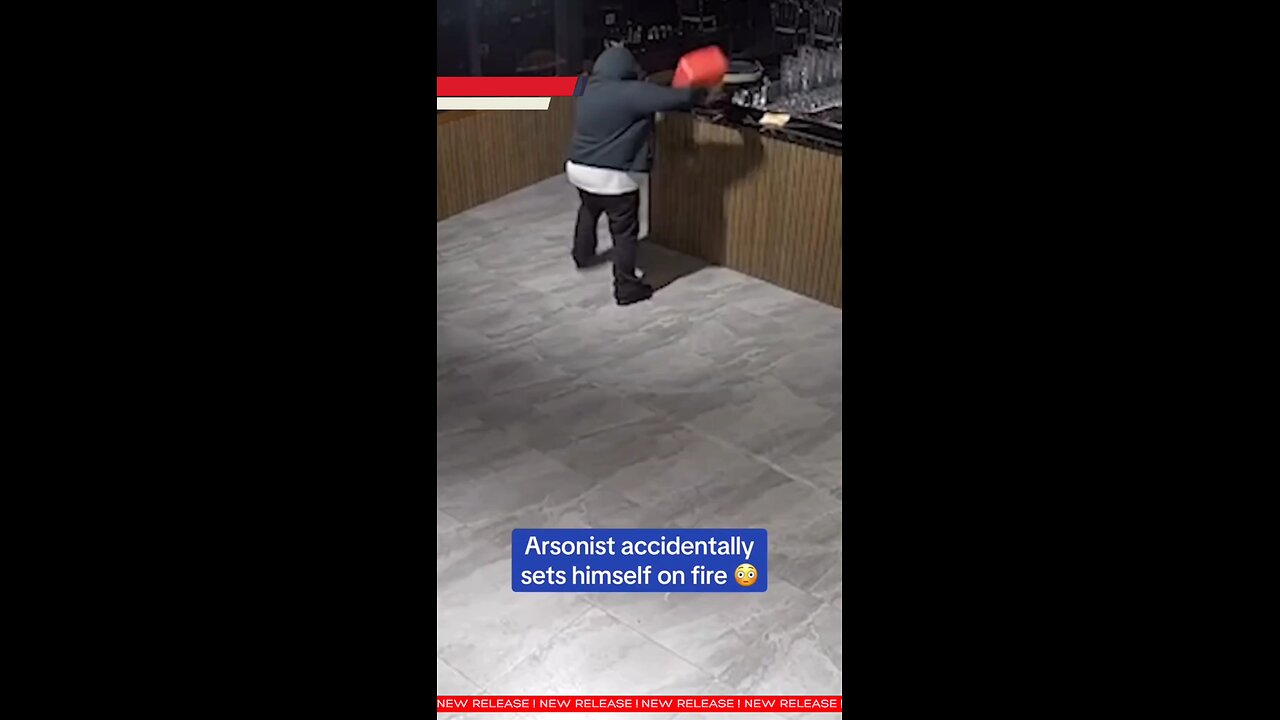 Alleged Arsonist Ignites Self in Failed Restaurant Attack Caught on CCTV #japdmedia #australia