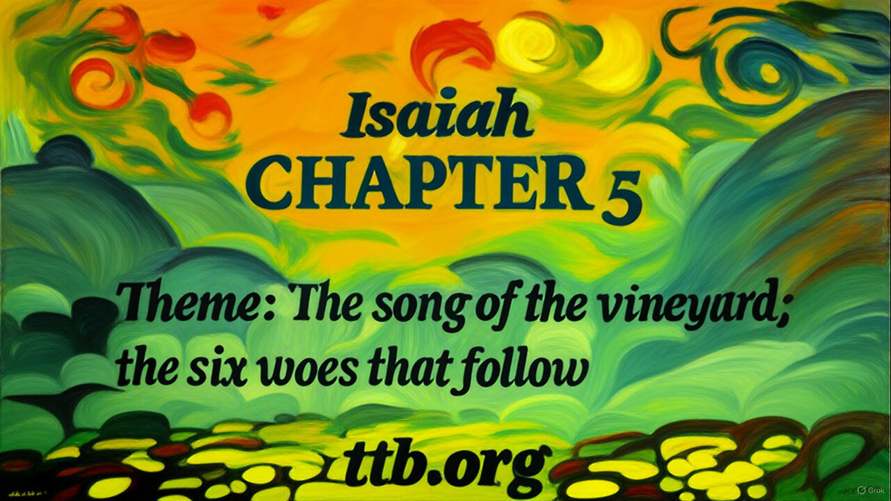 Isaiah Chapter 5 (Bible Study)