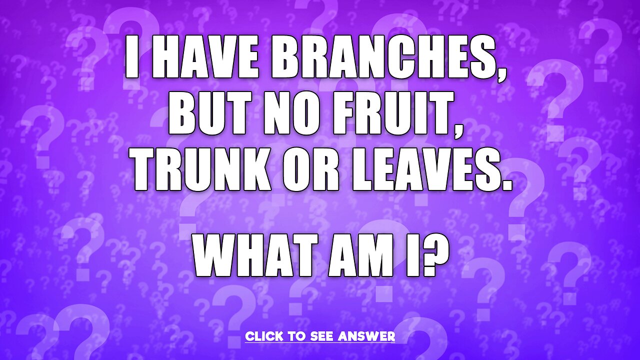 Do you know the answer to this riddle?