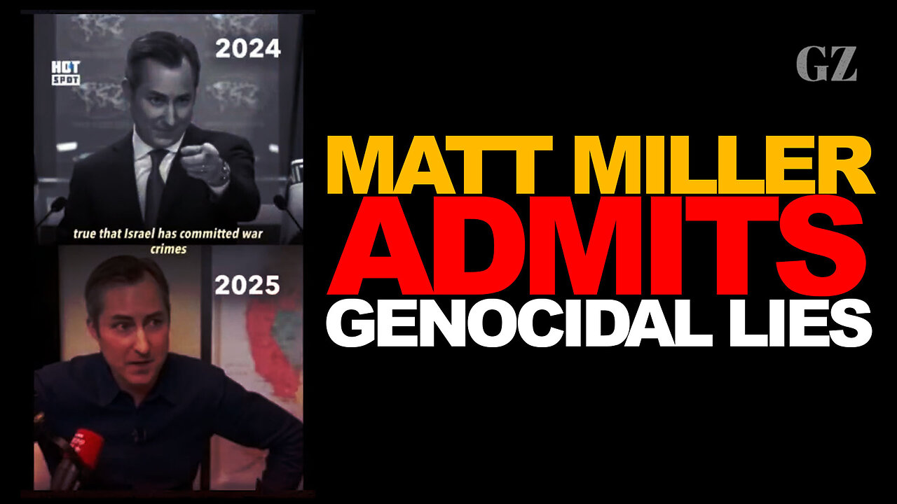 Biden's Matt Miller says Israel committed war crimes he denied