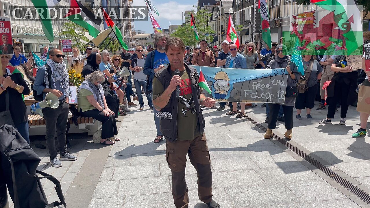 For Iran and Palestine, Canal Quarter, Churchill Way Cardiff