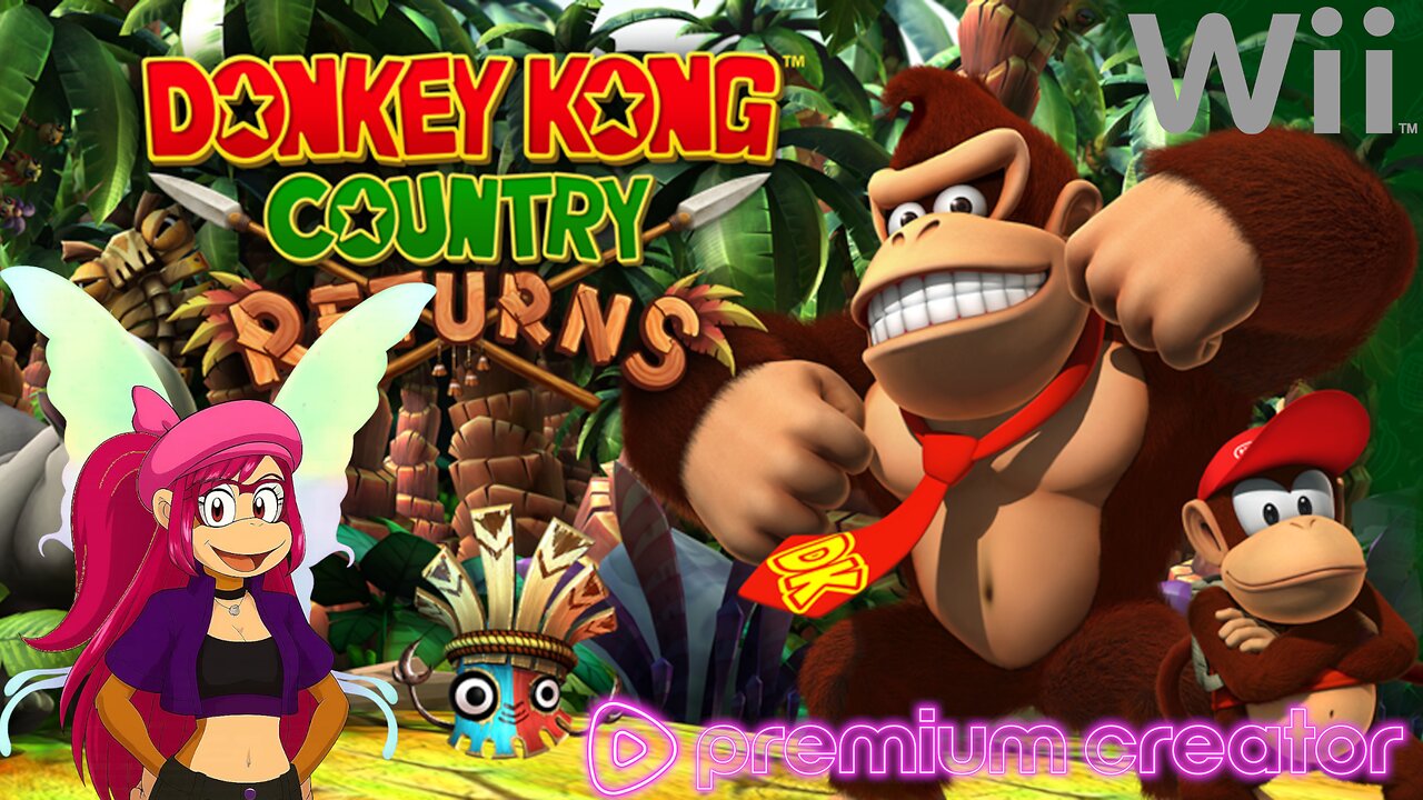 Its DK..Donkey Kong. Pixie in Donkey Kong Country Returns!