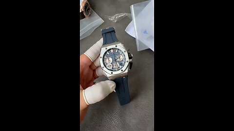 Audemars Piguet Royal Oak Offshore Selfwinding Chronograph Blue Dial Ref. 26420TI.OO.A027CA.01