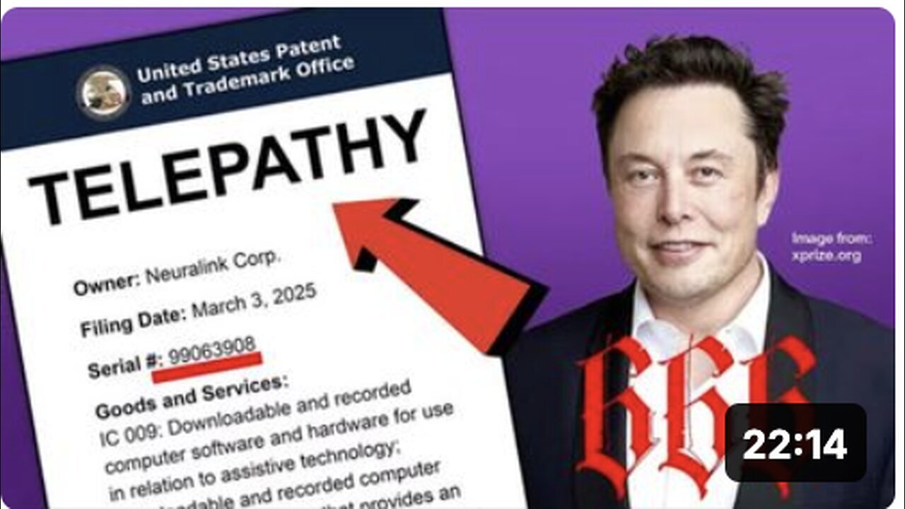 "Elon Musk Trademarks 'Telepathy & Telekinesis' for Future Neuralink Products"