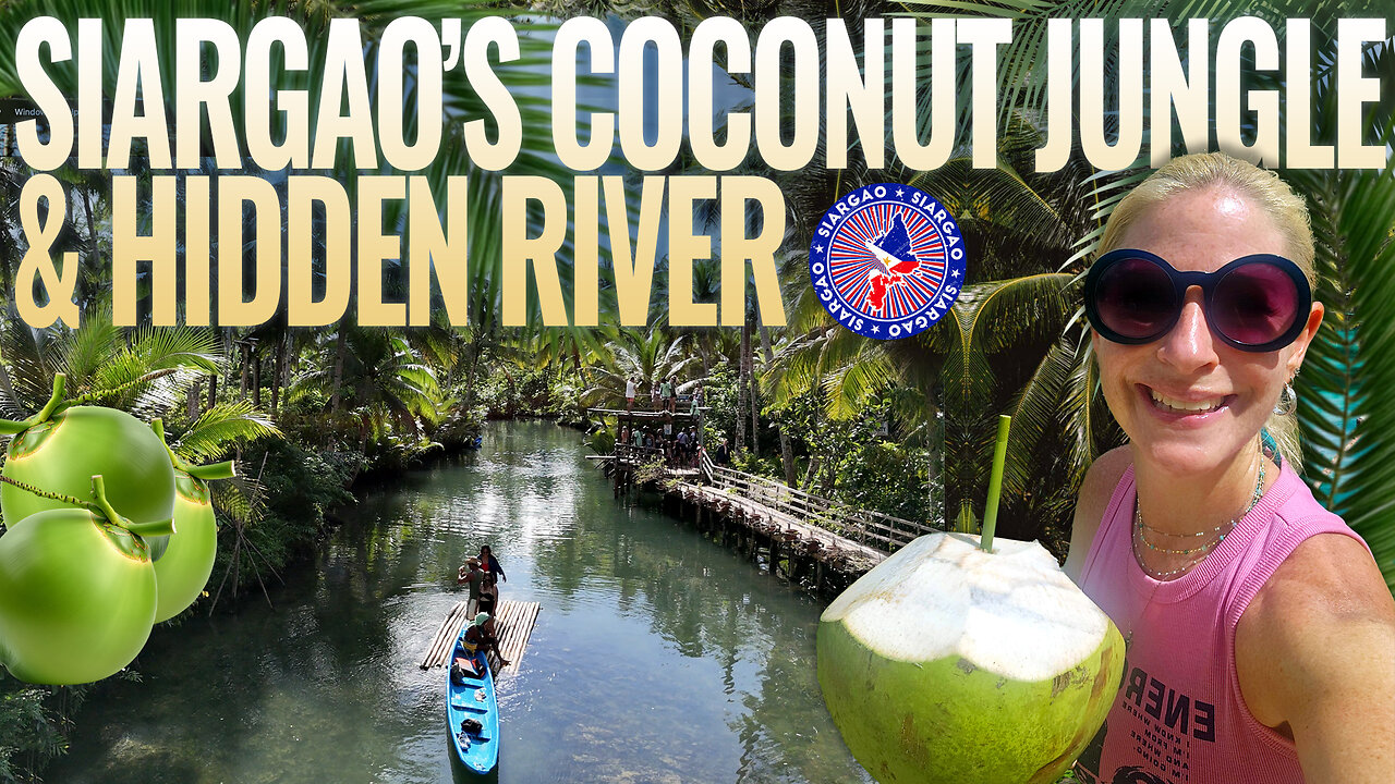 Siargao’s Coconut Jungle & Hidden River 🏝️ 🛶 | Philippines 🇵🇭