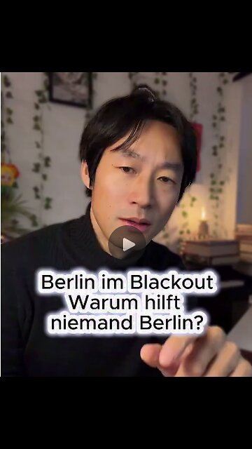 Berlin im Blackout. Warum hilft niemand Berlin? Jan2026 Wen Frango