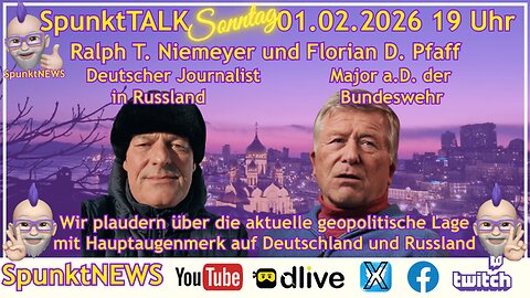SpunktTALK Ralph T. Niemeyer, Deutscher Journalist in Russland und Major a.D. Florian D. Pfaff