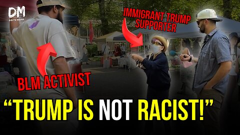 Immigrant, Trump Supporting Lady INTERRUPTS Interview, CONFRONTS BLM Activist Over Hatred For Trump!