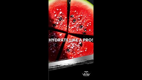 Hydrate like a Pro! @alexstanciu