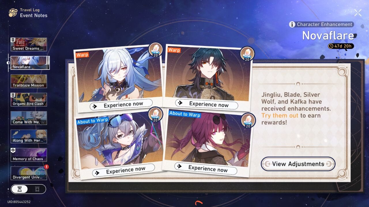 Novaflare Event - Honkai Star Rail - Version 3.4