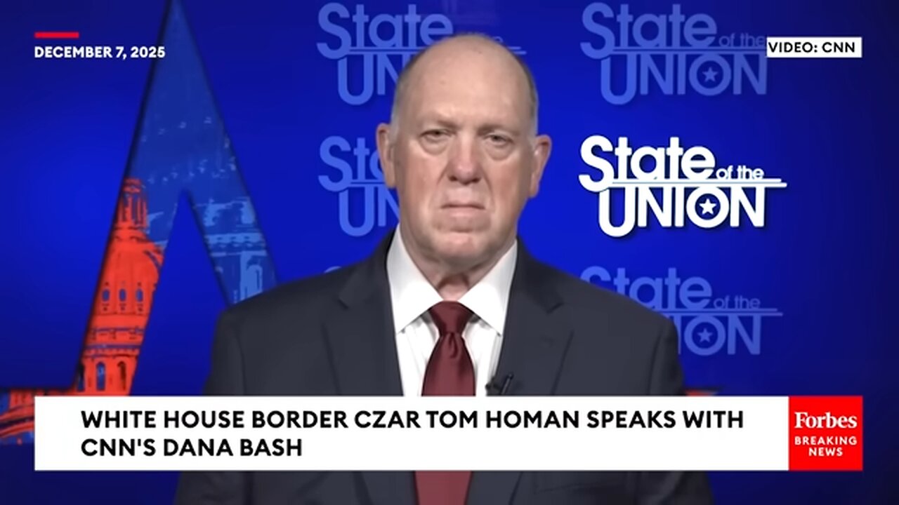 Border Czar Tom Homan Addresses Immigration Crackdown In Minnesota, Other States In New Interview