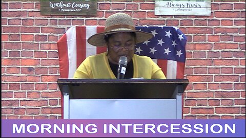 Sunday Service Intercession