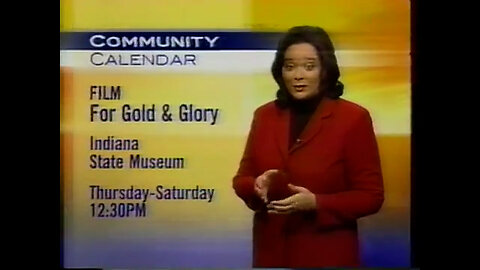 February 2004 - WTHR Indianapolis Community Calendar with Angela Cain