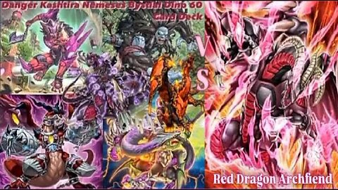 Yu-Gi-Oh! Duelingbook | Dragon Ruler Danger Kashtira Bystial Nemeses Vs Red Dragon Archfiend Deck