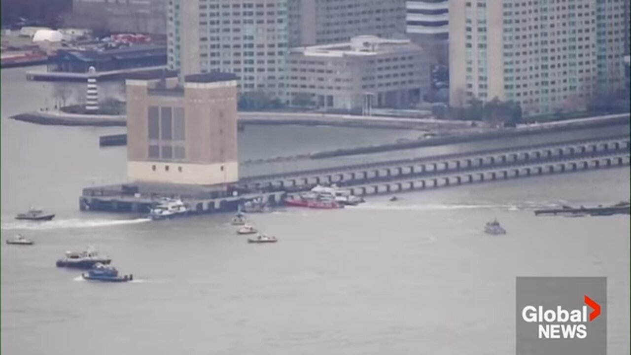 Helicopter crash in NYC's Hudson River leaves 6 dead