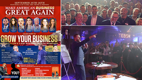 Business Coach | How to Grow a Successful Home Cleaning & House Cleaning Service + Celebrating 3 Clay Clark Clients Success Stories + Join Eric Trump At Clay Clark's September 25-26 2-Day Business Conference In Tulsa, OK