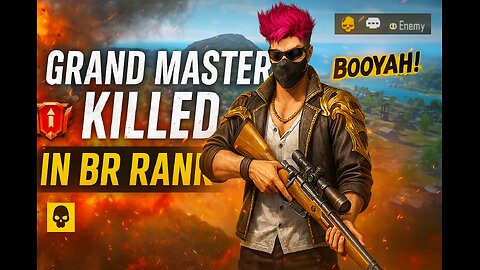 "BOOYAH with Style! KAR98k + M1014 HEADSHOT Rampage vs Grand Masters – Free Fire BR Ranked!