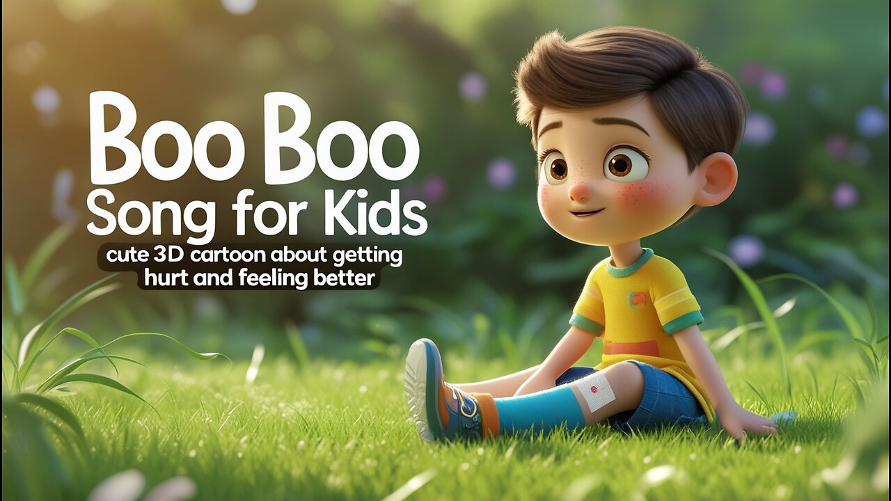 Boo Boo Song for Kids | 3D Cartoon About Getting Hurt and Feeling Better