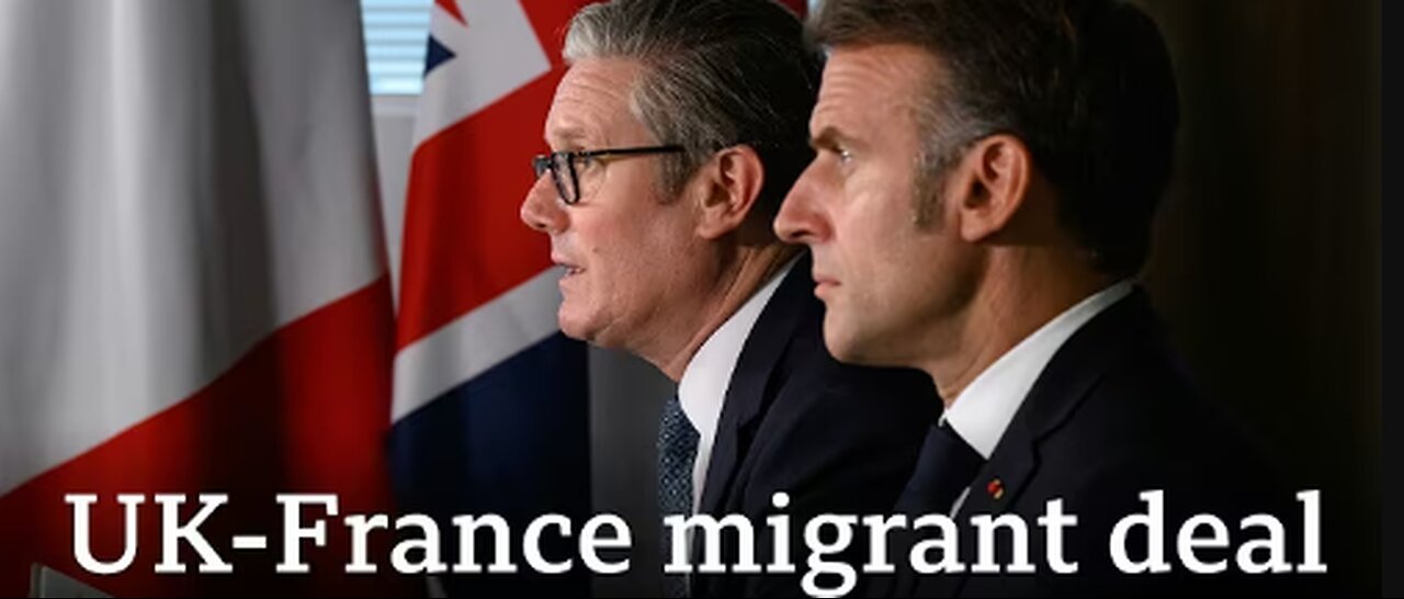 UK and France unveil new 'one in, one out' migrant deal | BBC News