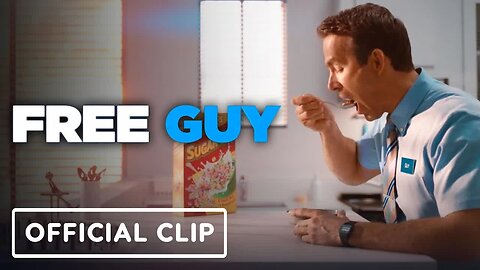 Free Guy - Official Morning Routine Official Clip (2021) Ryan Reynold, Jodie Comer, Joe Keery