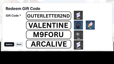 Working December 2025 Codes (OuterPlane)