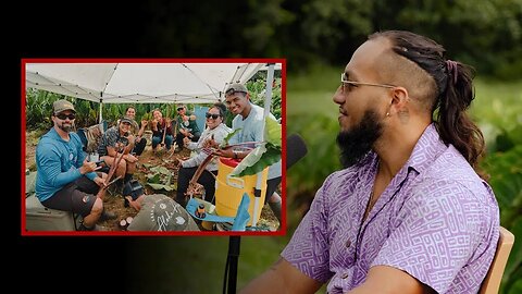 Cultural practitioner Elijah Kalā McShane answers question about the Hawaiian diaspora