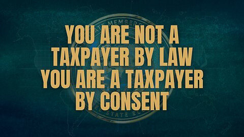 Natural Persons are not Taxpayers