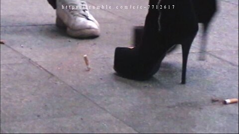 Candid cig crush boots