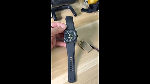 BELL & ROSS BR 03 Gyrocompass Limited Edition Automatic 41mm Ceramic and Rubber Watch Ref. BR03A- CP