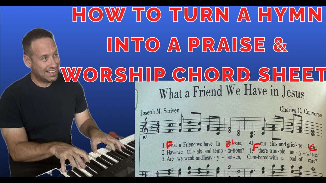 Learn To Play Piano | What A Friend We Have In Jesus | Praise And Worship Gospel Style