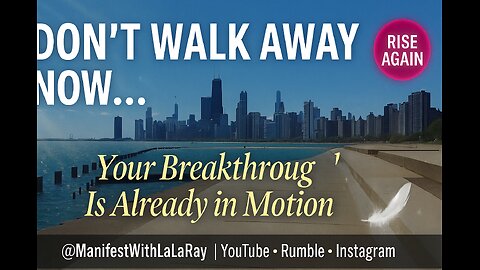 Rise Beyond the Horizon.Your Time Is Now #Motivation #ChicagoSkyline #EnergyShift #SoulTalk #rise