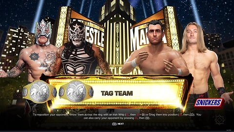 WWE 2k24 Rey Fenix(c) & Pentagon Jr(c) vs Nunzio & Nathan Frazer