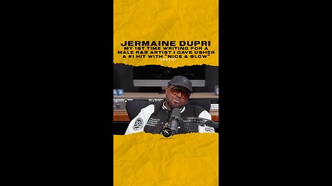 jermainedupri My 1st time writing for a male r&b artist I gave @usher a #1 hit with “Nice & Slow”.