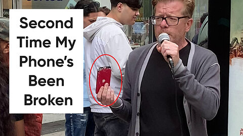 Second Time His Phone’s Been Broken for Talking About Jesus