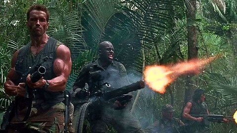 💥 Jungle Contact Scene | "We Hit Nothing!" | Predator 1987 🔥