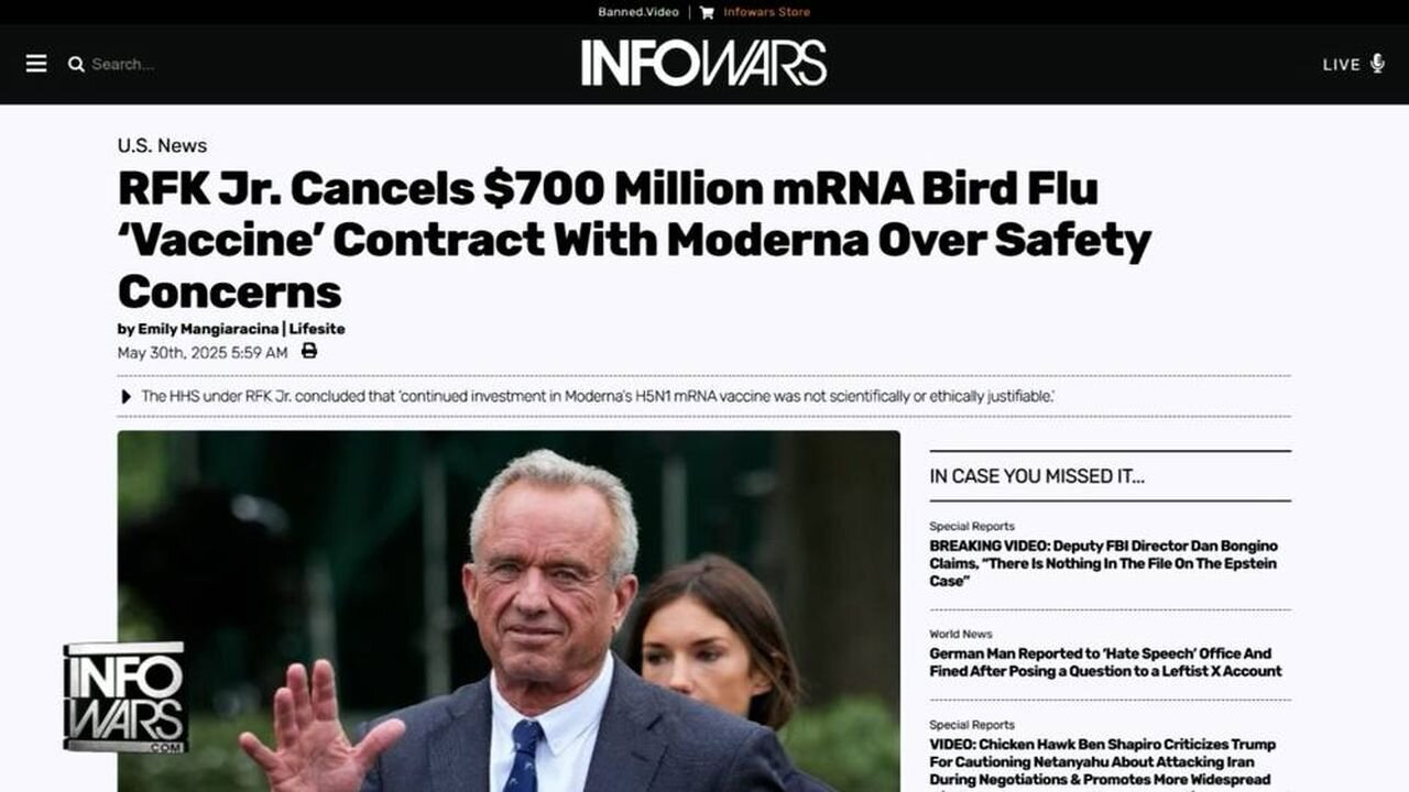 MAHA DELIVERS! Big Pharma Funded Media FURIOUS After HHS Head RFK Jr. Cancels Moderna Contract