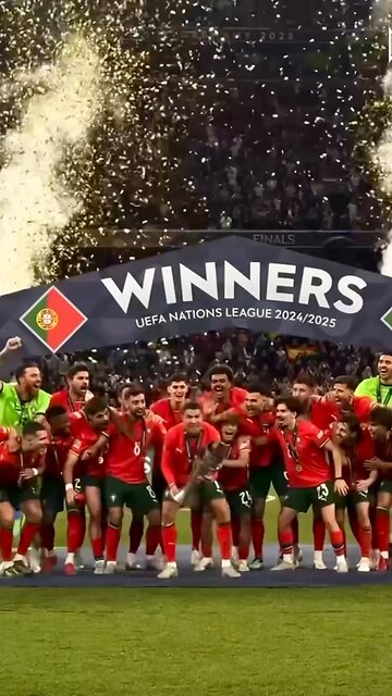 Champions of UEFA National Football Legue 2025 Congratulations to Portugal