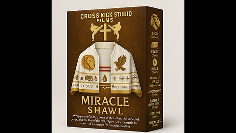 Cross kick Studio Films Miracle Pray shawl