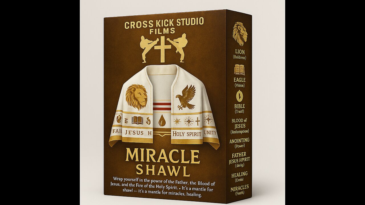 Cross kick Studio Films Miracle Pray shawl