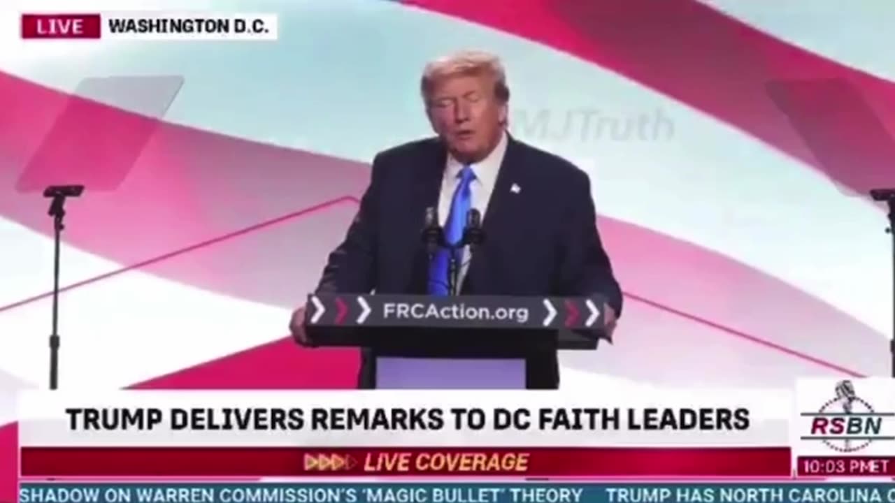 Trump: I don't like using names on people, DOUBLES.